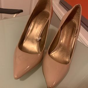 Bcbg nude heels